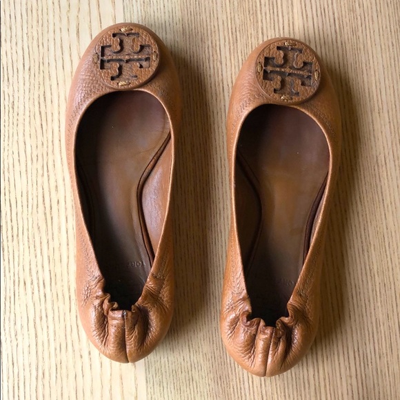 Tory Burch Shoes - Tory Burch Ballerina Flats Tan